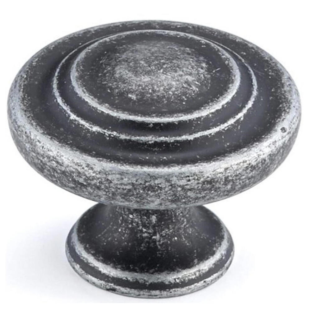 Lot of 10 Richelieu Notre-Dame 1-5/16” Cabinet Knobs BP10734908 Natural Iron
